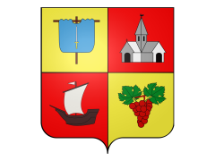Wappen der Mammendorfer Partnergemeinde Brem-sur-Mer Wappen der Mammendorfer Partnergemeinde Brem-sur-Mer